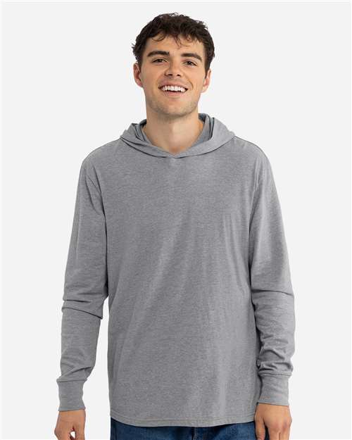 Unisex CVC Hoodie Long Sleeve Tee - 6221