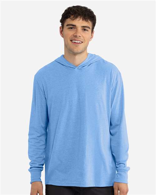Unisex CVC Hoodie Long Sleeve Tee - 6221