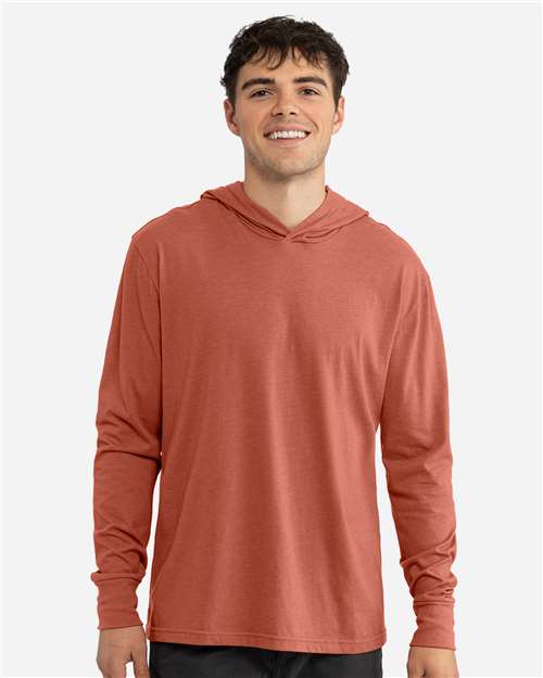 Unisex CVC Hoodie Long Sleeve Tee - 6221