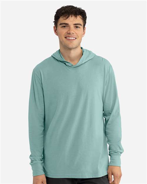 Unisex CVC Hoodie Long Sleeve Tee - 6221