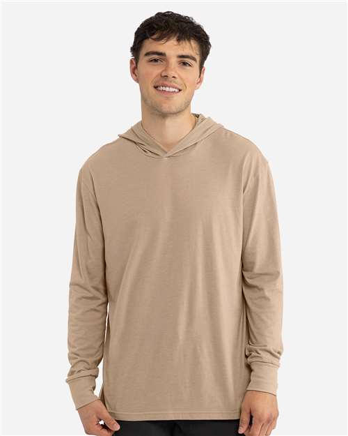 Unisex CVC Hoodie Long Sleeve Tee - 6221