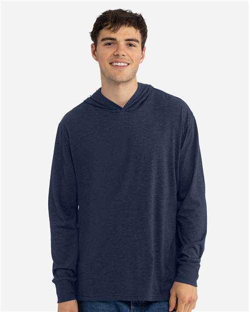 Unisex CVC Hoodie Long Sleeve Tee - 6221