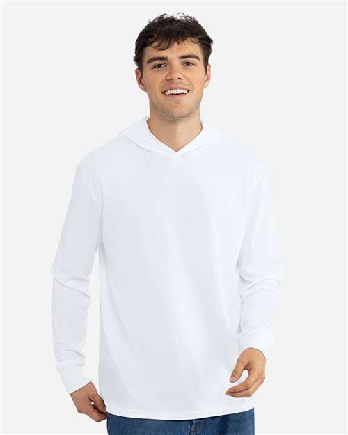 Unisex CVC Hoodie Long Sleeve Tee - 6221