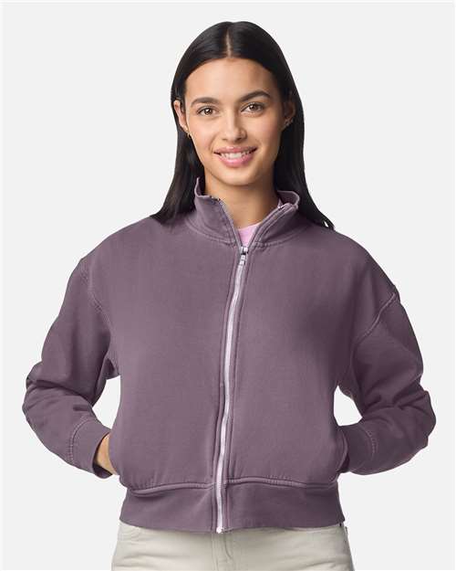 Women's Garment-Dyed Full-Zip Jacket - 1570L