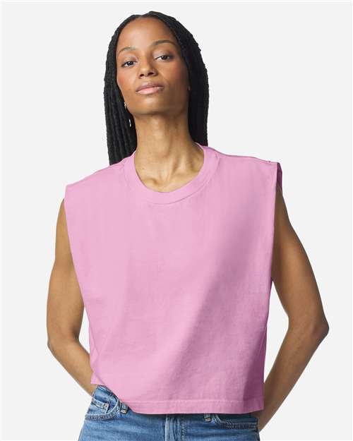 Women's Heavyweight Cotton Garment-Dyed Muscle Tee - 307GD