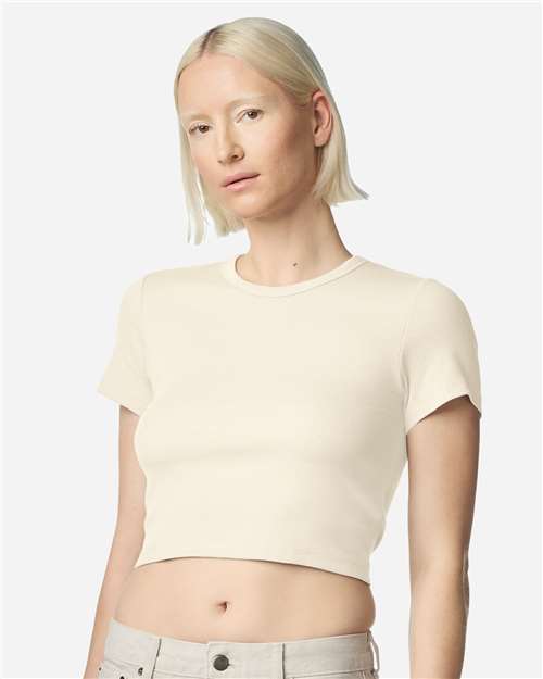 Women's Baby Rib Cropped Tee - BR210