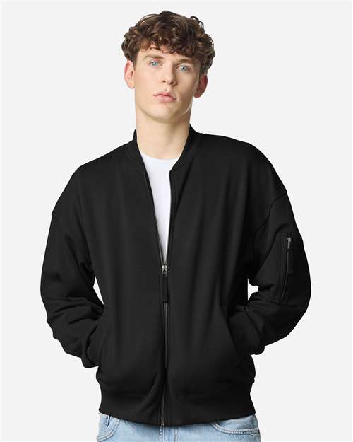 Unisex French Terry Bomber Jacket - FTJ77