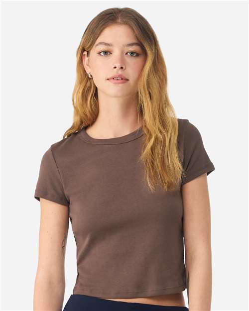 Women's Micro Rib Baby Tee - 1010