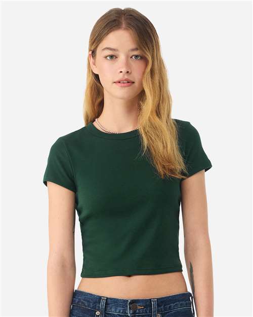 Women's Micro Rib Baby Tee - 1010