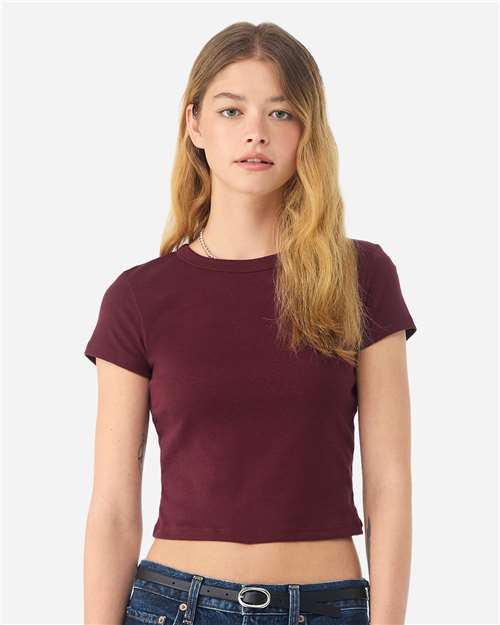 Women's Micro Rib Baby Tee - 1010
