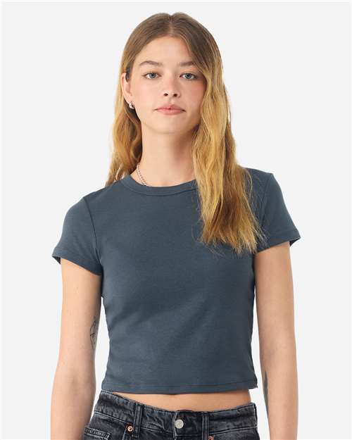 Women's Micro Rib Baby Tee - 1010