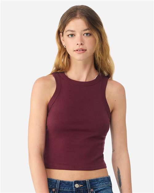 Women's Micro Rib Racer Tank - 1019