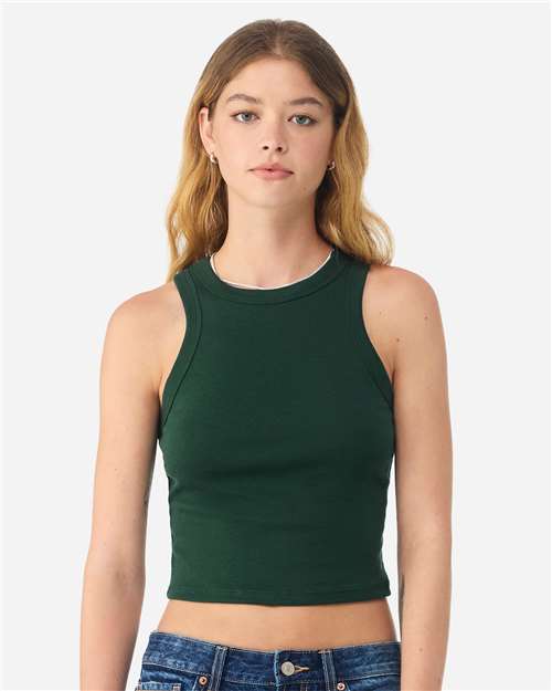 Women's Micro Rib Racer Tank - 1019