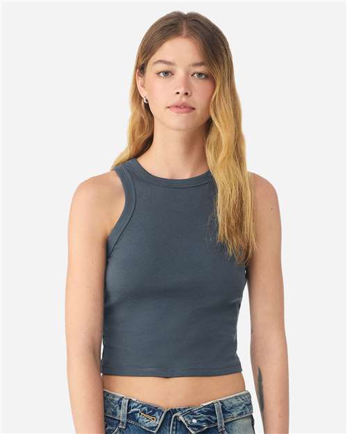 Women's Micro Rib Racer Tank - 1019