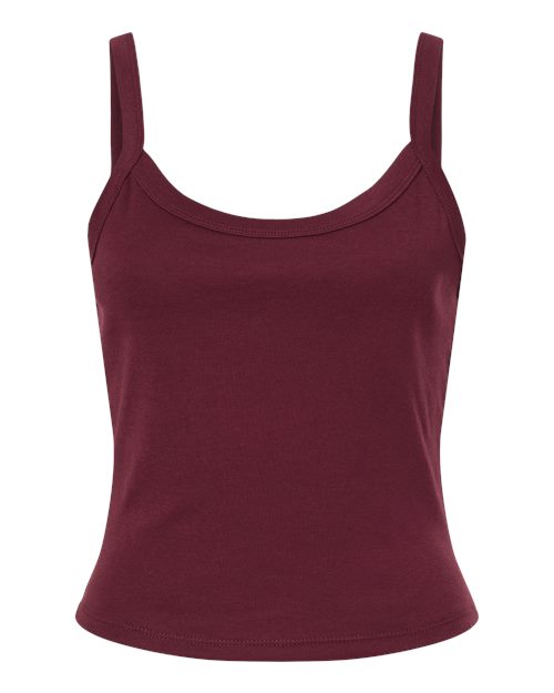 Women's Micro Rib Spaghetti Strap Tank - 1012