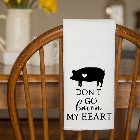 Bacon My Heart Kitchen Tea Towel