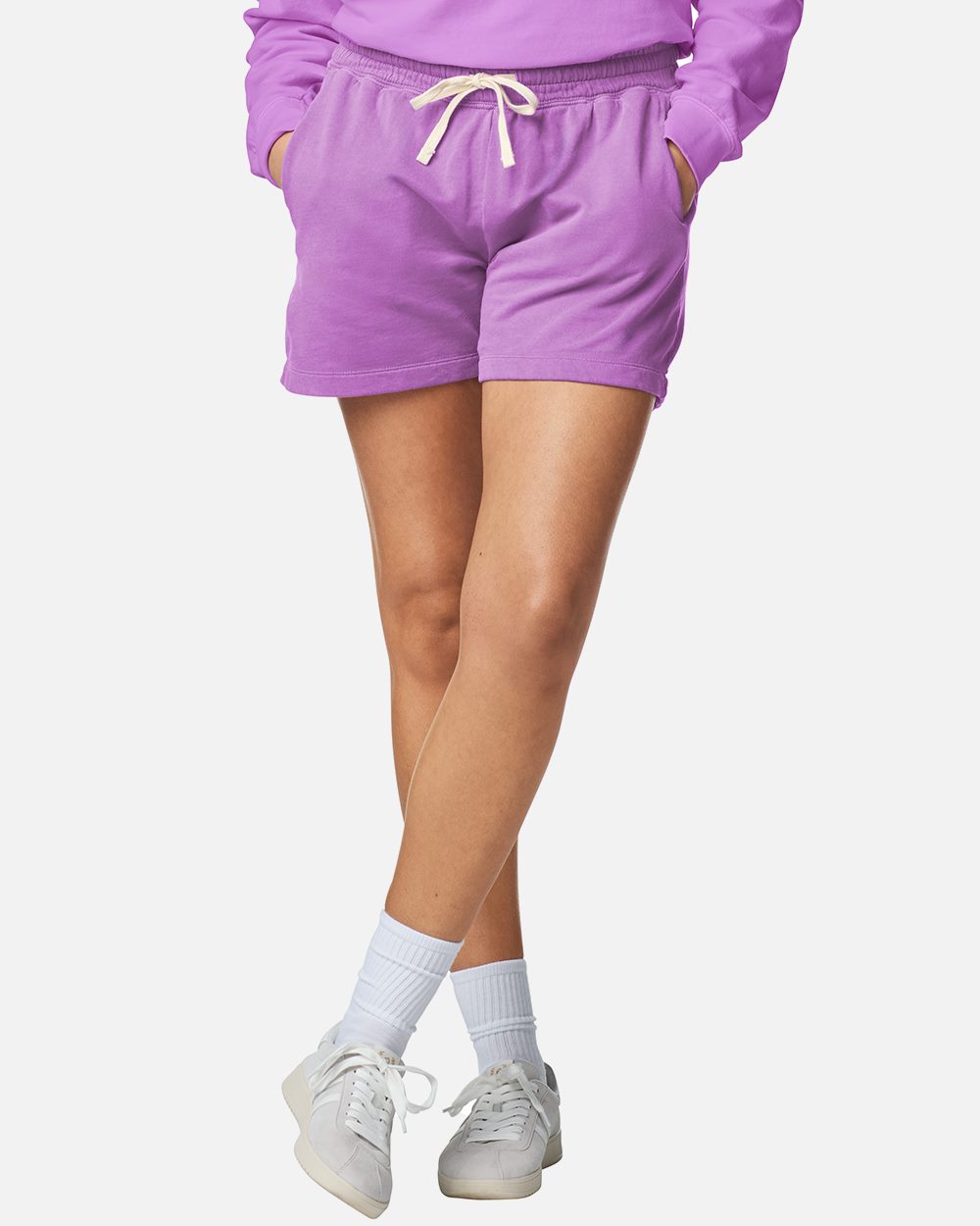 Women’s Garment-Dyed Lightweight Sweat Shorts - 1468L