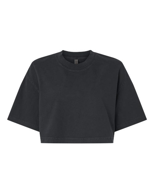 Women's Garment-Dyed Cropped Tee - 6882GD