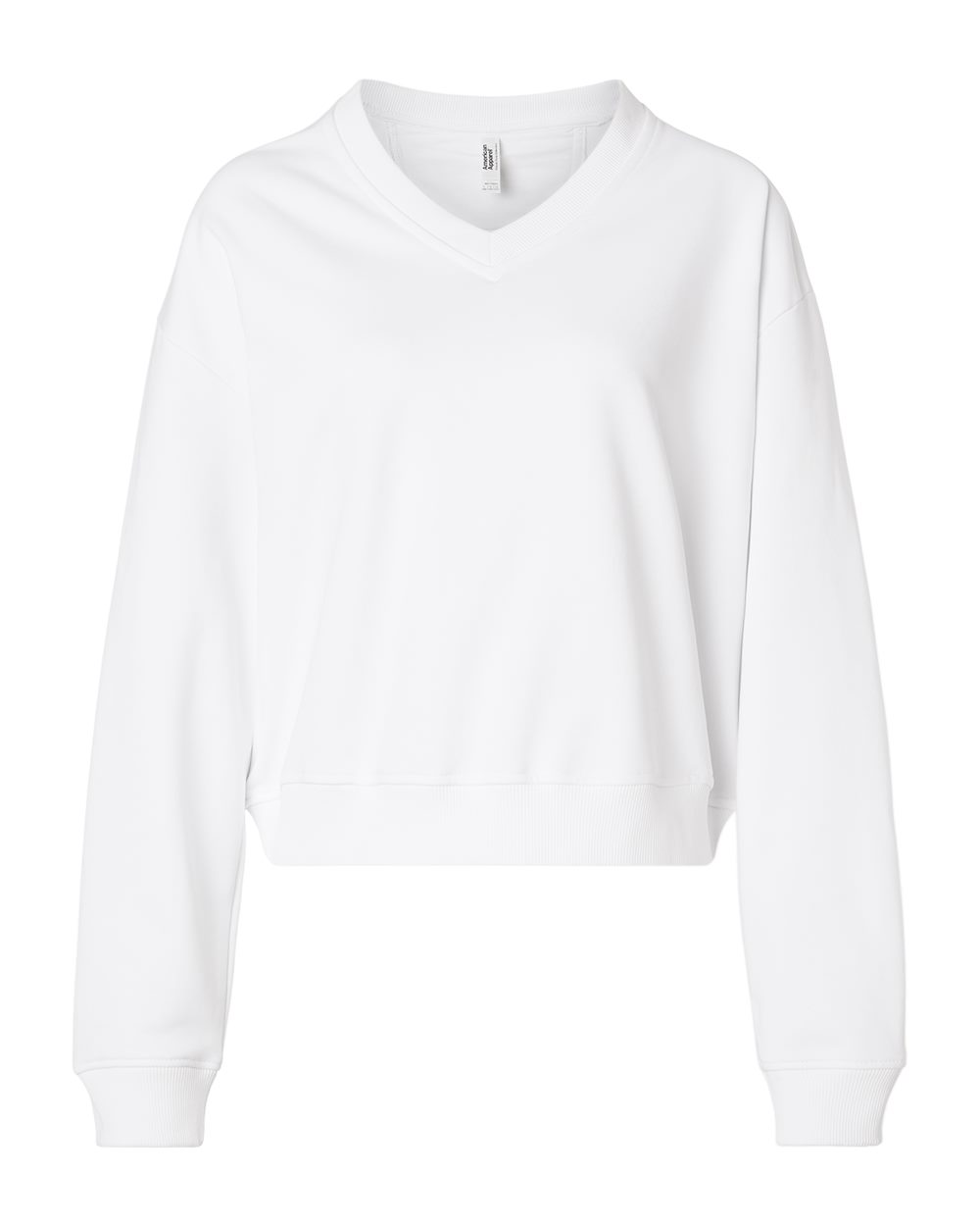 Women's French Terry V-Neck Sweatshirt - FTV00
