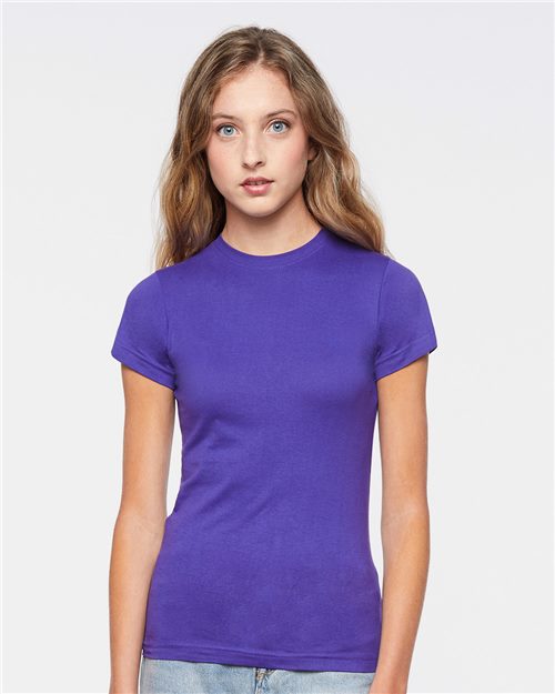 Women's Fitted Fine Jersey Tee - 3616