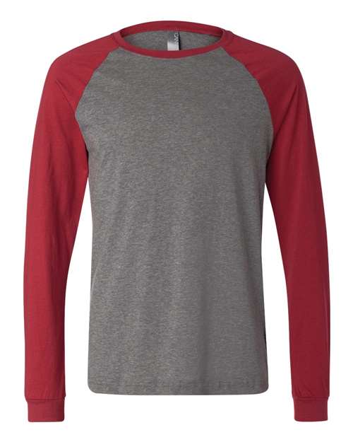 Men's Long Sleeve Jersey Baseball Tee - 3000