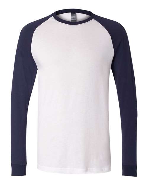 Men's Long Sleeve Jersey Baseball Tee - 3000