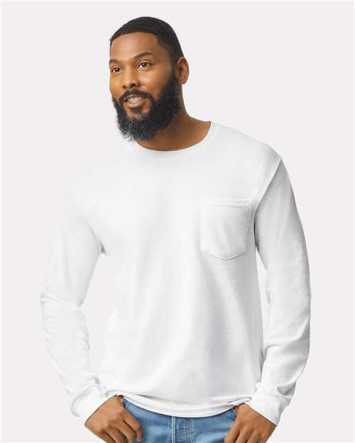 Unisex Ultra Cotton® Long Sleeve Pocket T-Shirt - 2410