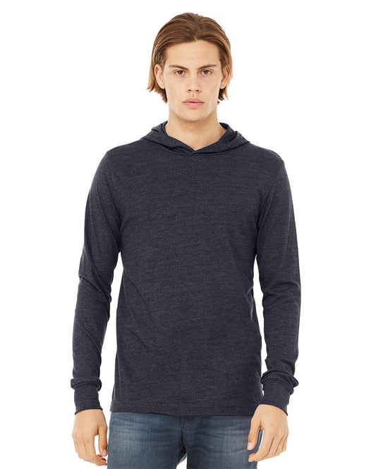 Unisex Jersey Hooded Long Sleeve Tee - 3512