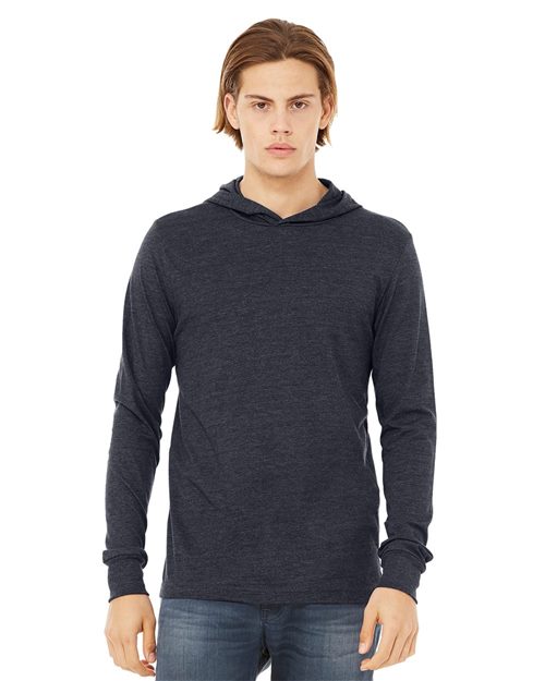 Unisex Jersey Hooded Long Sleeve Tee - 3512