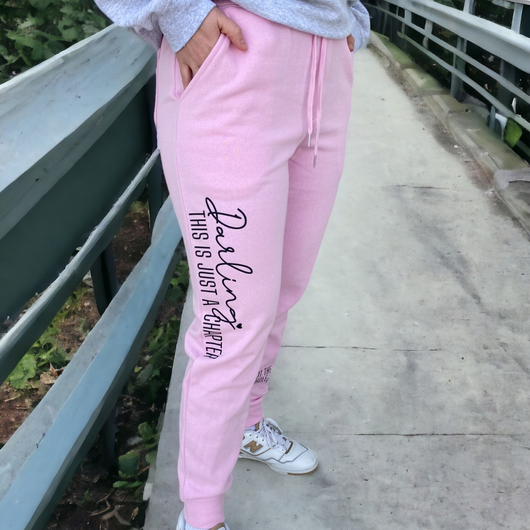 Not The Whole Story Jogger Pants Tea Shirt Shoppe S Pink