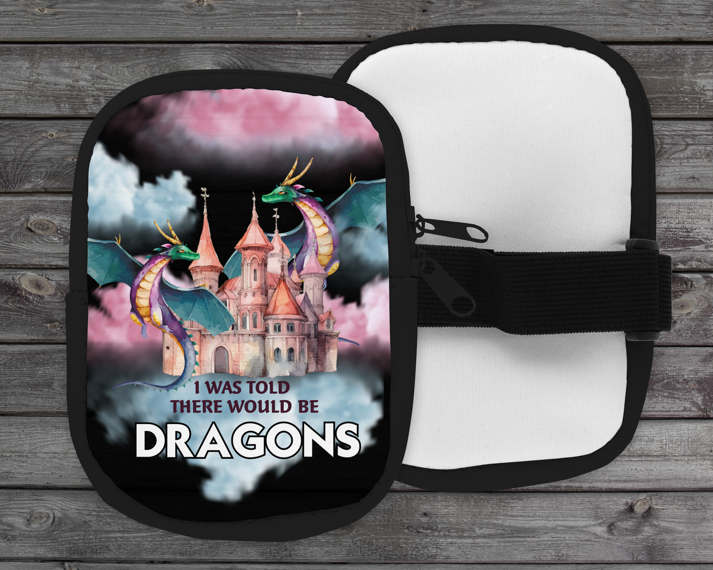 I Was Told There Would Be Dragons Zippered Pouch/Bag For 40oz Tumbler