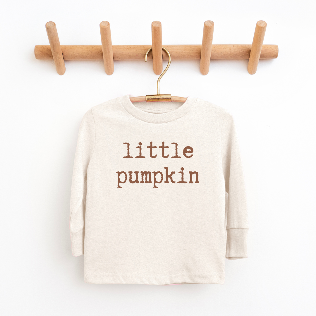 Little Pumpkin Youth & Toddler Long Sleeve Graphic Tee Youth Graphic Tee Tea Shirt Shoppe