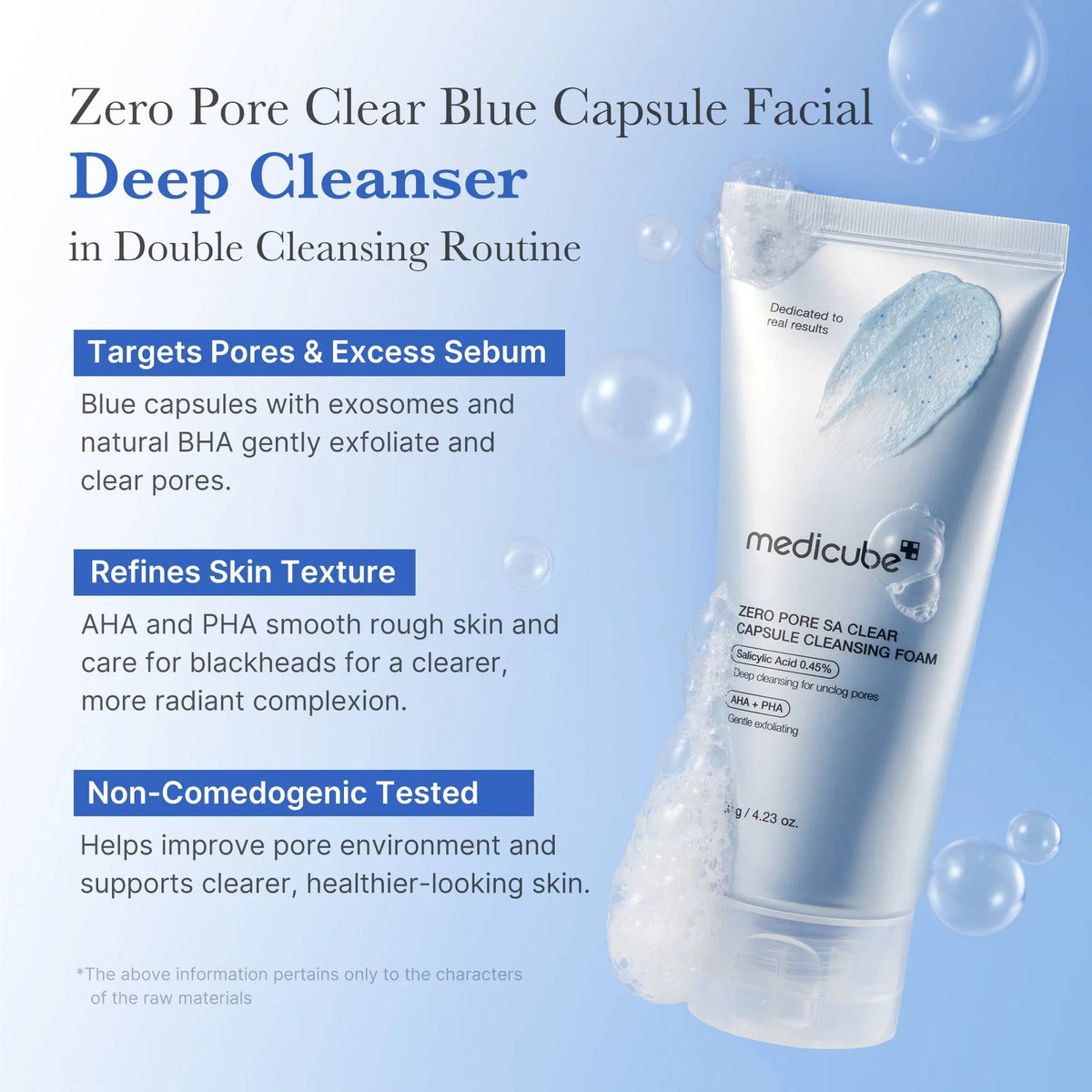 [Medicube] Zero Pore Capsule Cleansing Foam, 120g