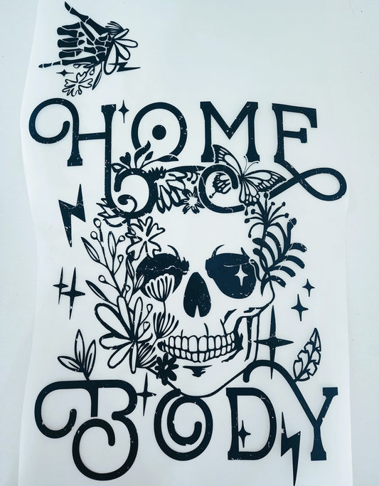 Homebody Hot Peel Custom Full Color Ready For Press DTF Print Transfer, Direct To Film DTF Tea-Shirt Shoppe