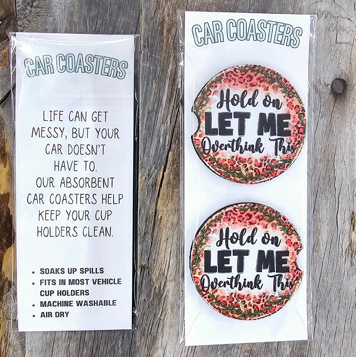 Let Me Overthink This Car Coasters Car Coaster Tea Shirt Shoppe