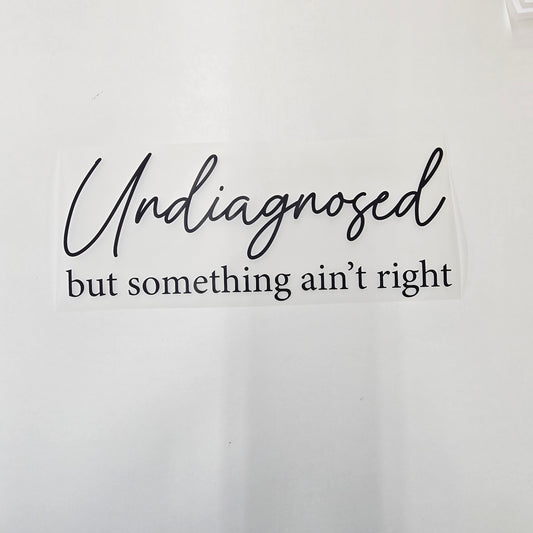 Undiagnosed Hot Peel Custom Full Color Ready For Press DTF Print Transfer, Direct To Film DTF Tea-Shirt Shoppe