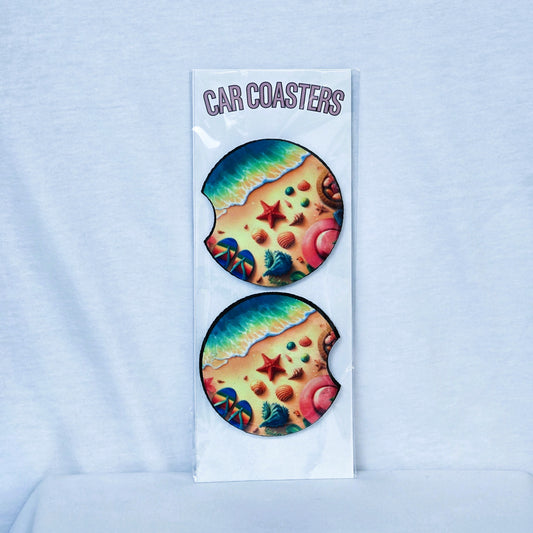 Coastal Vibes Car Coaster Tea Shirt Shoppe Wholesale