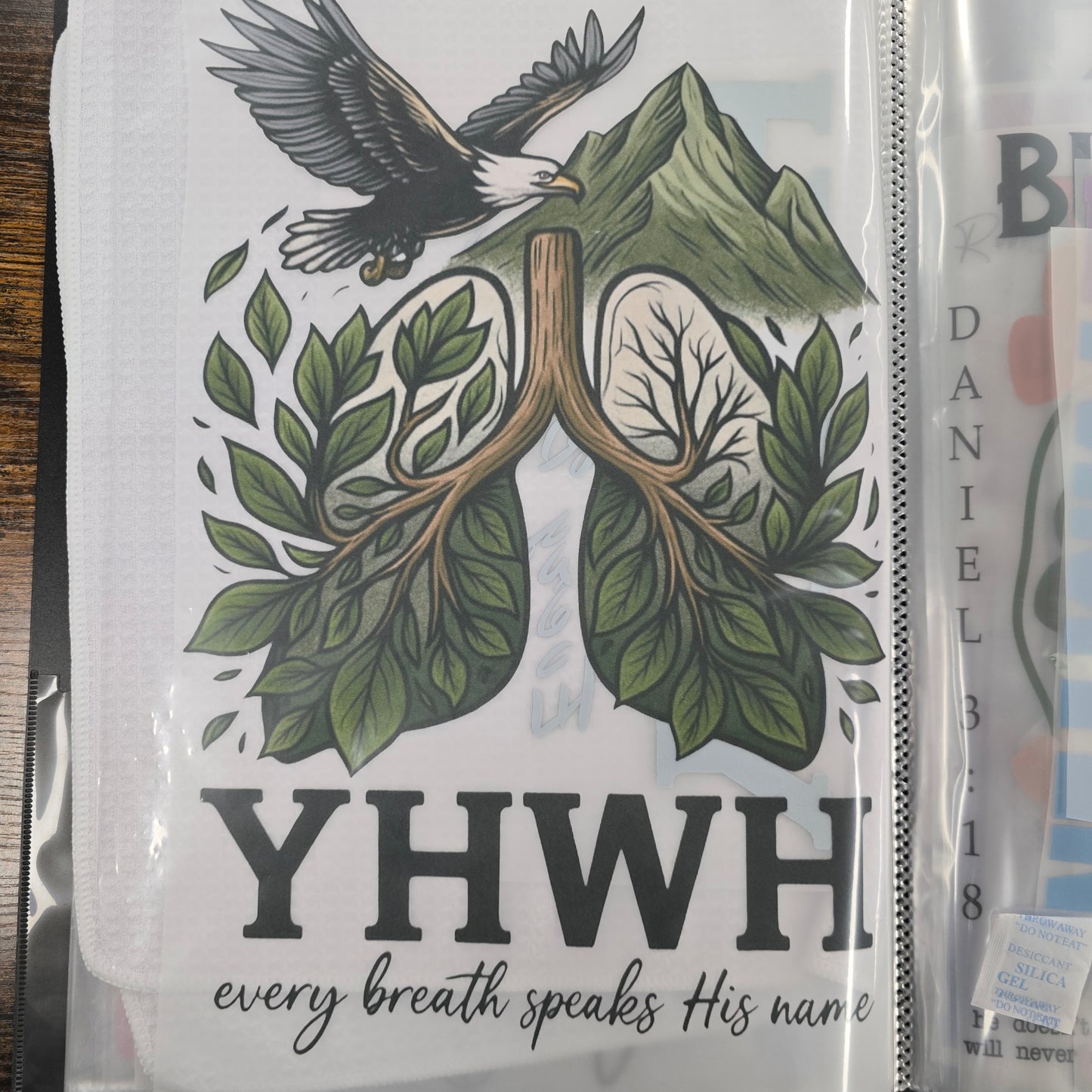 YHWH Hot Peel Custom Full Color Ready For Press DTF Print Transfer, Direct To Film