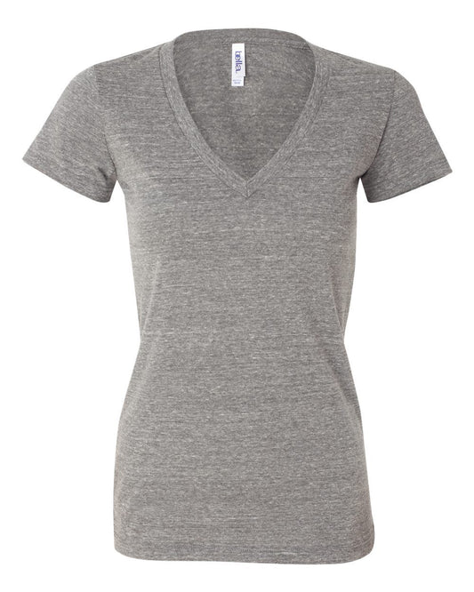 Women’s Triblend Deep V-Neck Tee - 8435