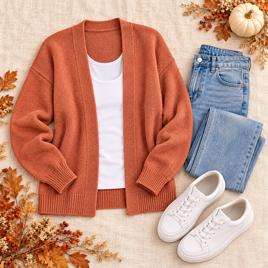 Wait for True Love Open Front Cardigan