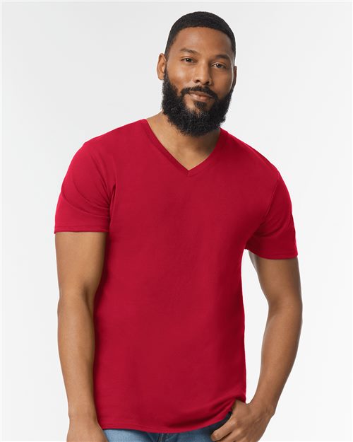 Unisex Softstyle® V-Neck T-Shirt - 64V00