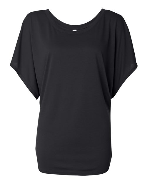 Women’s Flowy Draped Dolman Tee - 8821