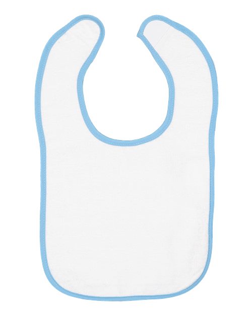 Infant Contrast Trim Terry Bib - 1003