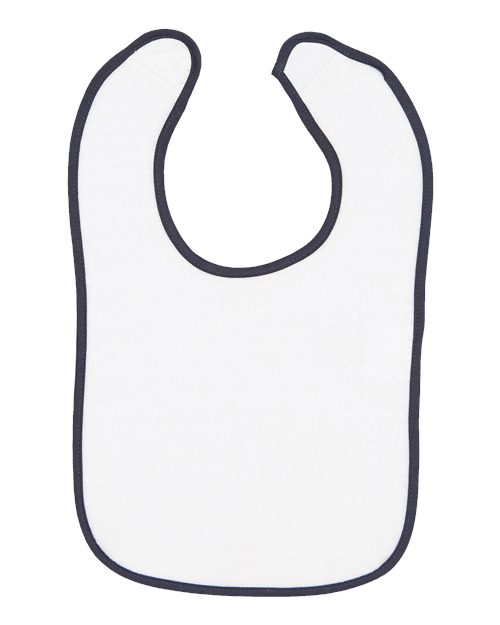 Infant Contrast Trim Terry Bib - 1003