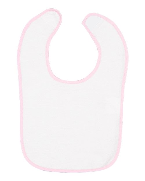 Infant Contrast Trim Terry Bib - 1003