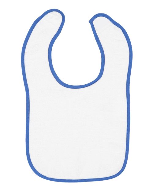 Infant Contrast Trim Terry Bib - 1003