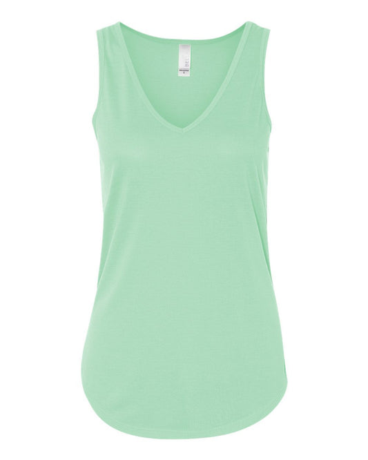 Women's Flowy V-Neck Tank - 8805