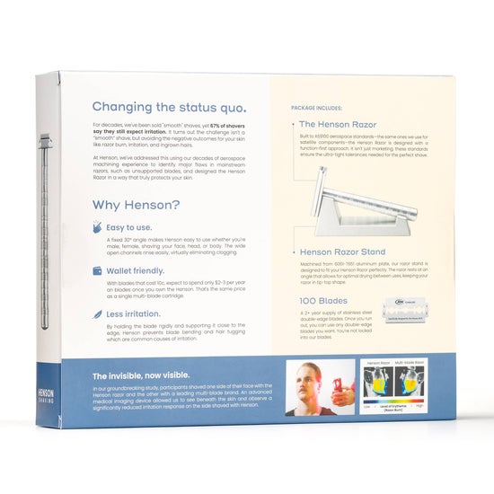 Henson Shaving Retail Box Set  - 2-Year Shave Kit
