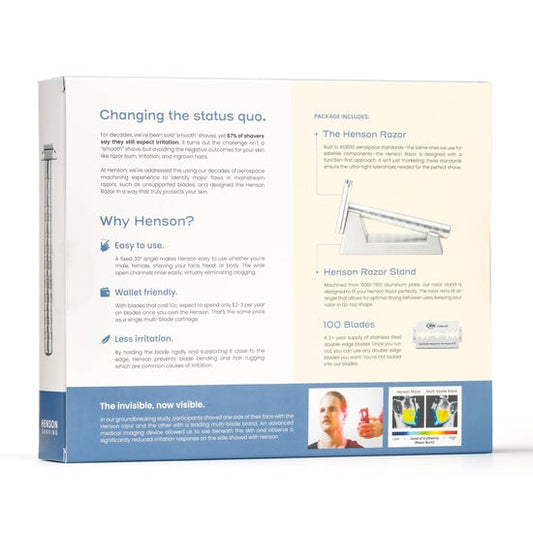 Henson Shaving Retail Box Set  - 2-Year Shave Kit