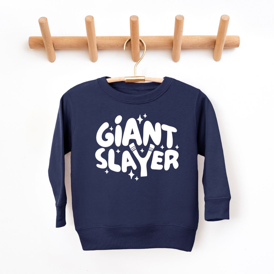 Giant Slayer Youth & Toddler Sweatshirt Youth Graphic Sweatshirt Tea Shirt Shoppe